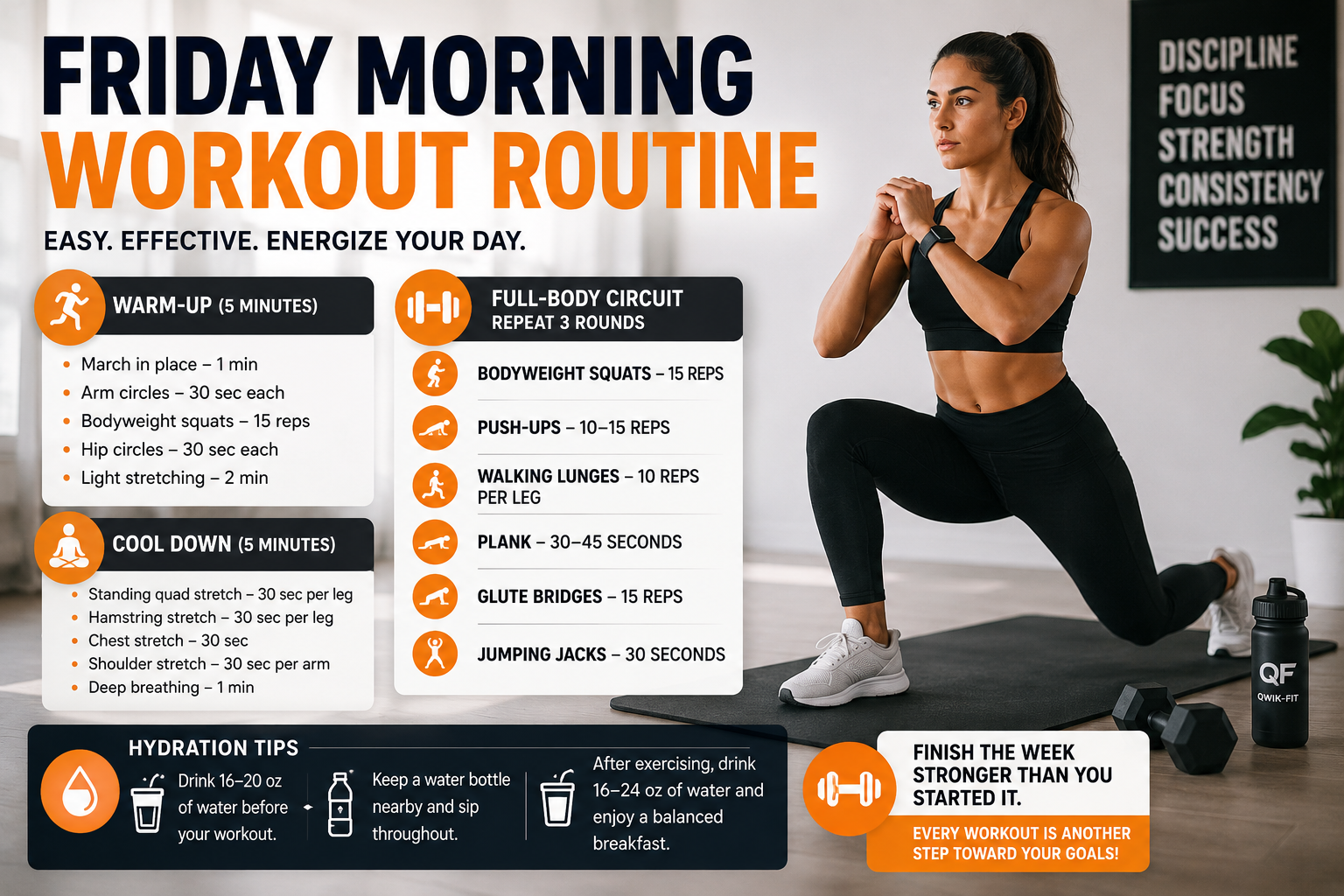 Friday Morning Workout Routine