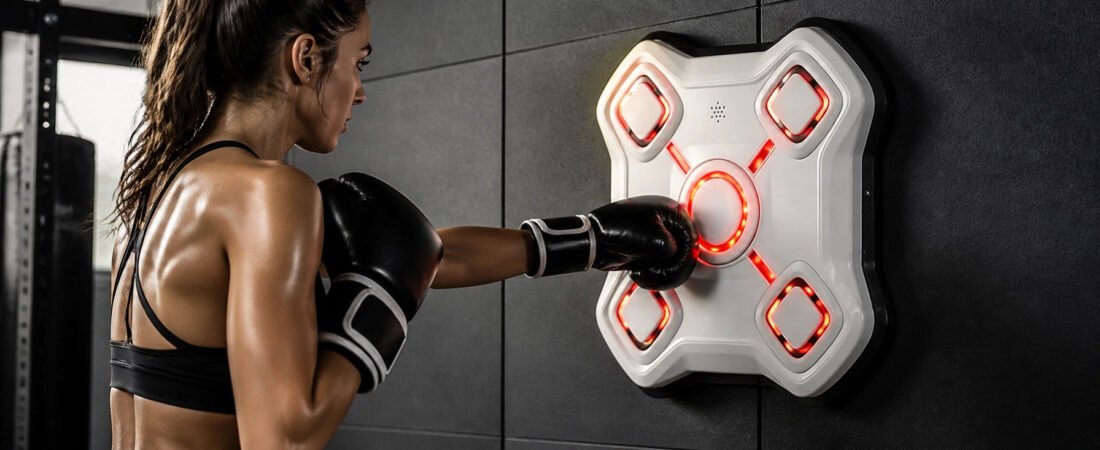 Smart Wall-Mounted Boxing Target: The Fun Way to Train Cardio & Reflexes at Home