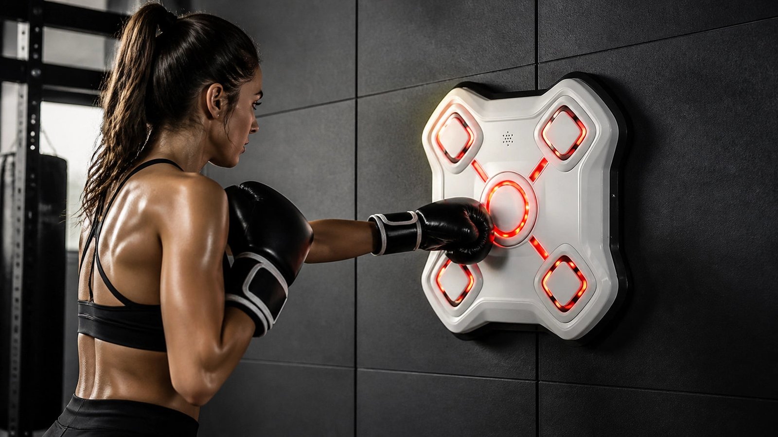 Smart Wall-Mounted Boxing Target: The Fun Way to Train Cardio & Reflexes at Home