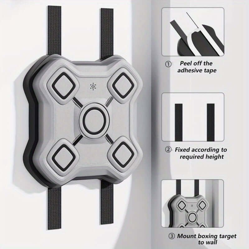 Installation guide for securely mounting a smart wall-mounted boxing target