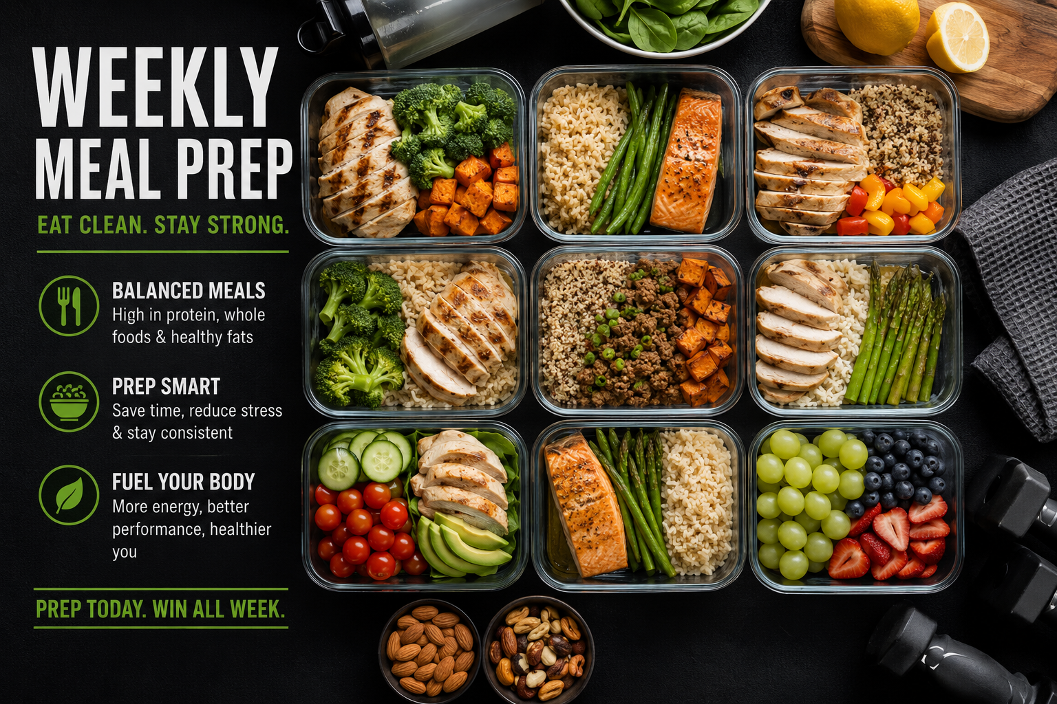 Weekly Healthy Meal Prep Plan
