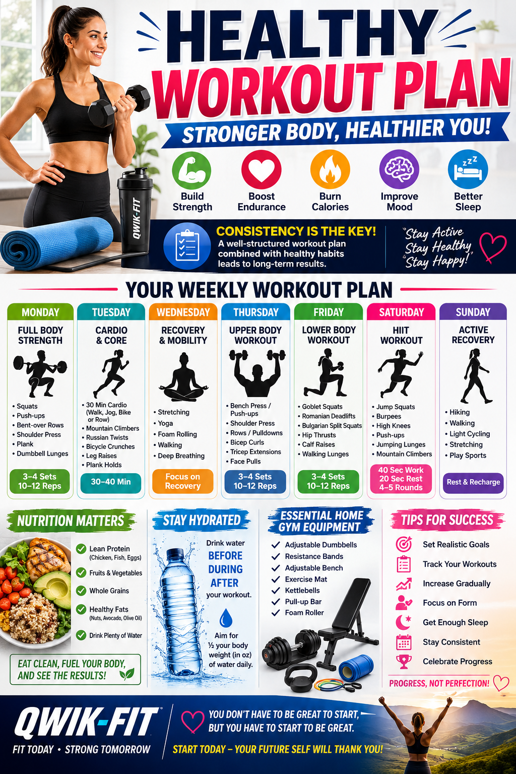 Healthy Workout Plan Your Complete Guide to Better Fitness